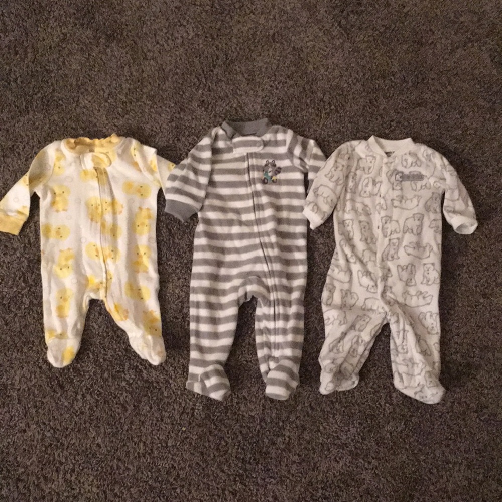 Gender neutral newborn sleep and plays